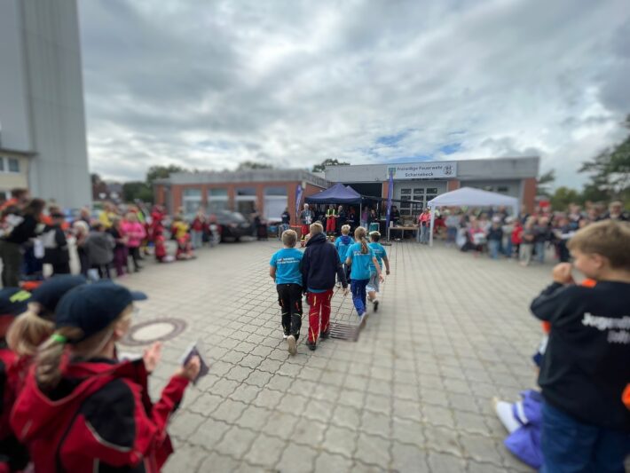 Kinderfeuerwehr Scharnebeck auf dem Weg zum 2. Platz