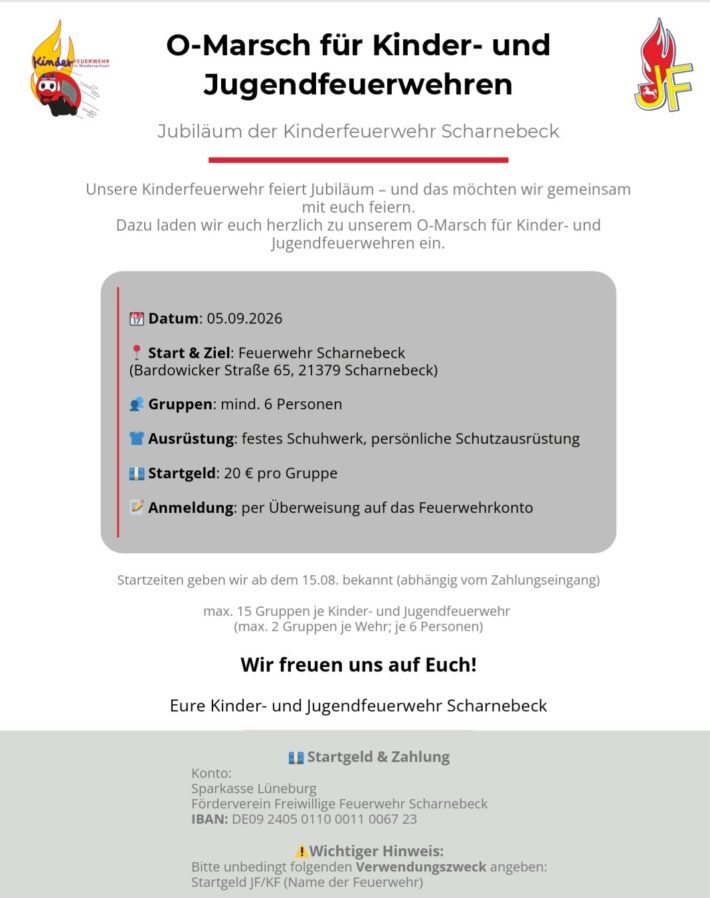 20 Jahre Kinderfeuerwehr Scharnebeck